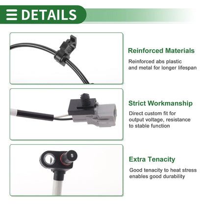 ABS Wheel Speed Sensor No. 4882672AB for Dodge Dakota (1997–1999)