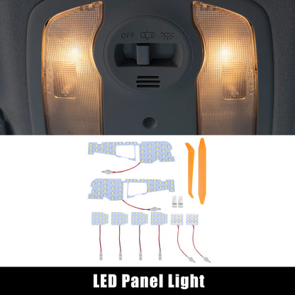 Set of 2 5050SMD 6000K Dome Lights for Toyota Alphard Vellfire (2008–2023)