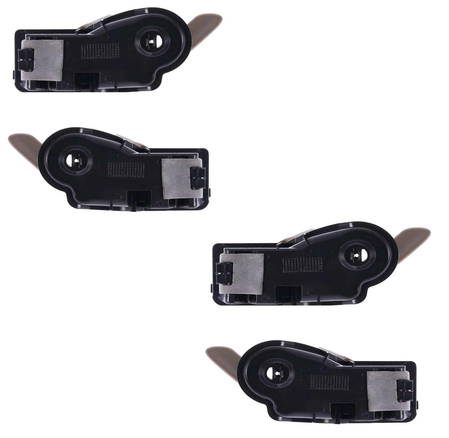 Set of 4 Beige Inner Door Handles for Ford Escape (2001–2012)