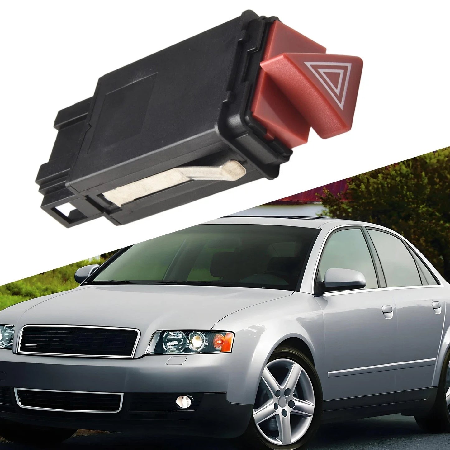 Hazard Flasher Switch for Audi A4 B5/A6 C5 (1996–2004)