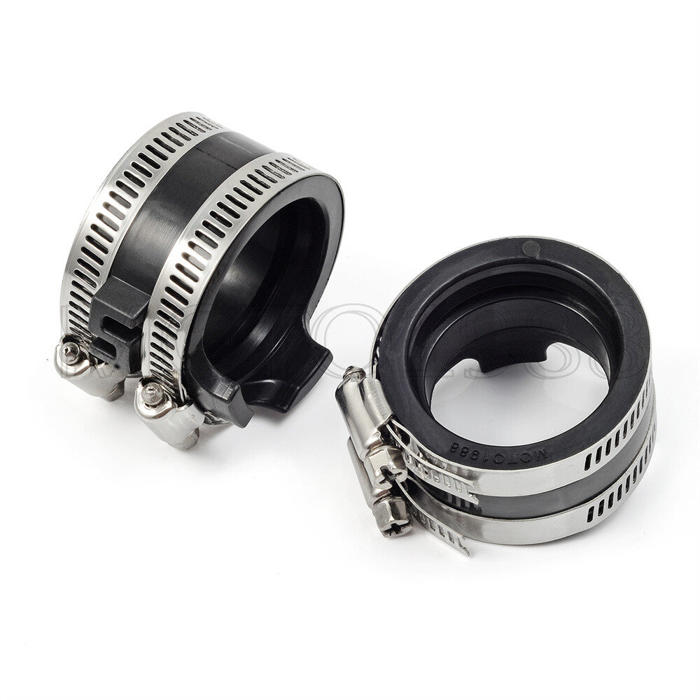 Set of 2 Carburetor Insulator Rubber Intake Boots for Honda Shadow VT1100 (1995–2007)