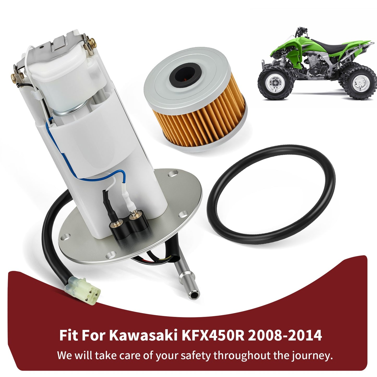 Fuel Pump Assembly for Kawasaki KFX 450R (2008–2014)