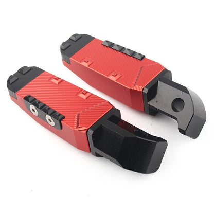 CNC Rear Passenger Footrests Foot Pegs Red for Yamaha FZ1 YZF R3 (2006–2020)