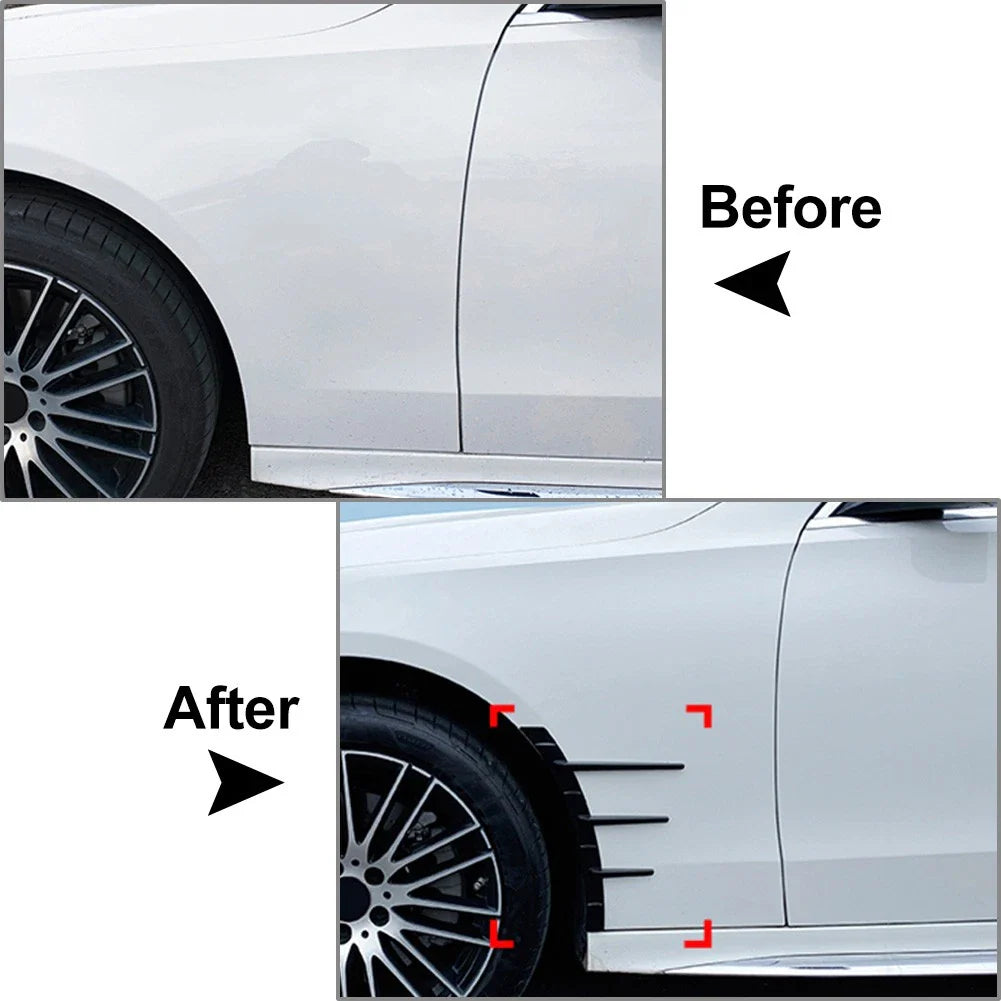 Gloss Front Rear Side Wheel Eyebrows Spoiler for Benz C-Class (2022-2024)