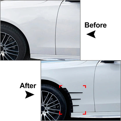Gloss Front Rear Side Wheel Eyebrows Spoiler for Benz C-Class (2022-2024)
