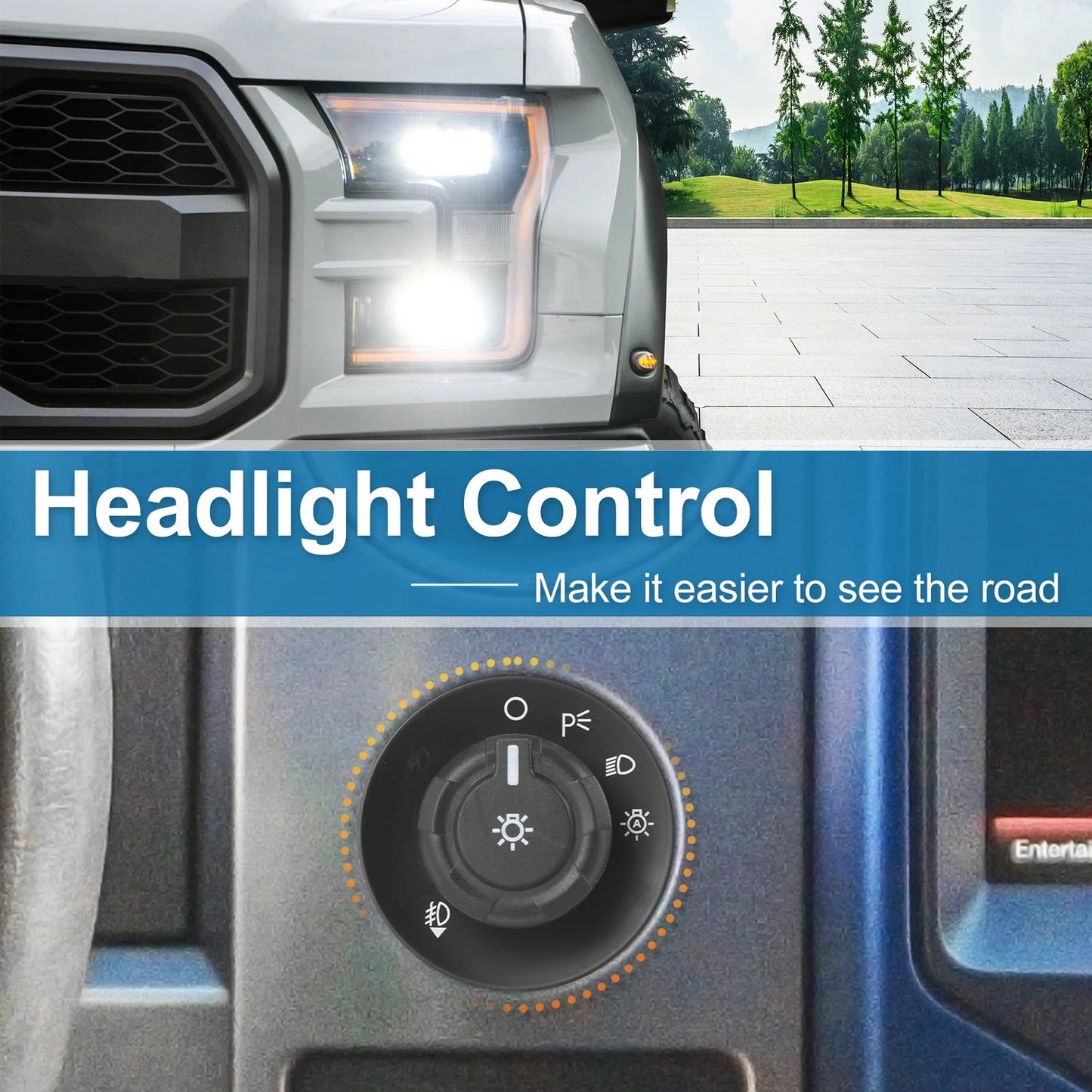 Headlight Fog Light Control Switch for Porsche Cayenne (2011-2016)