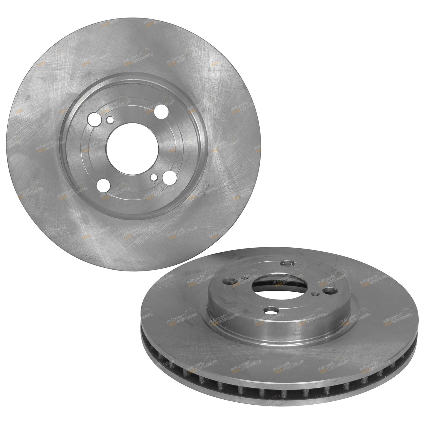 2X Front Disc Brake Rotors for Toyota Corolla (2001–2007)