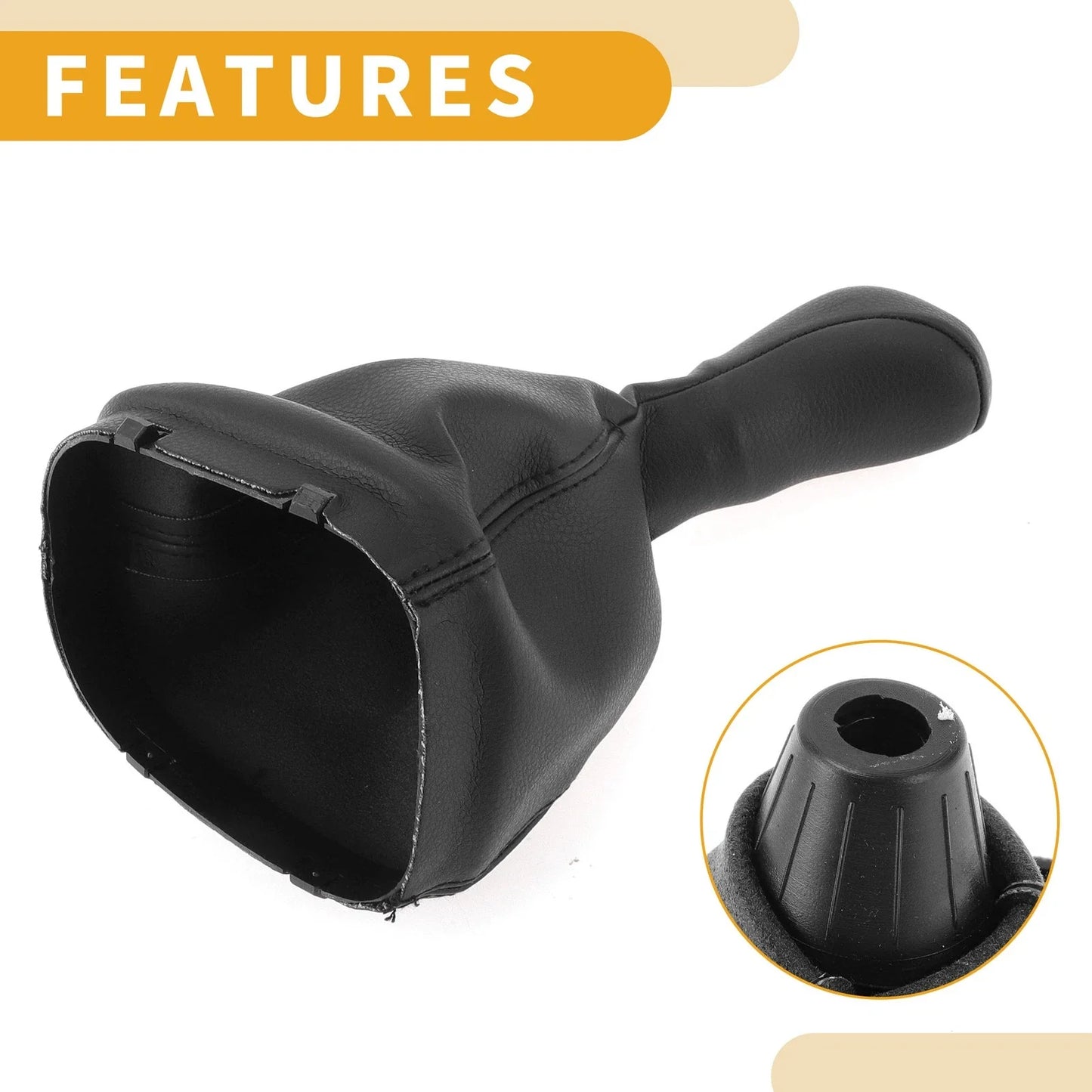 6 Speed Gear Shifter Knob & Cover for Mercedes-Benz C-Class (2001-2007)