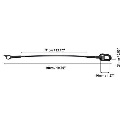 4 x Tailgate Support Cables for Dodge Ram 2500 (1994-2002)