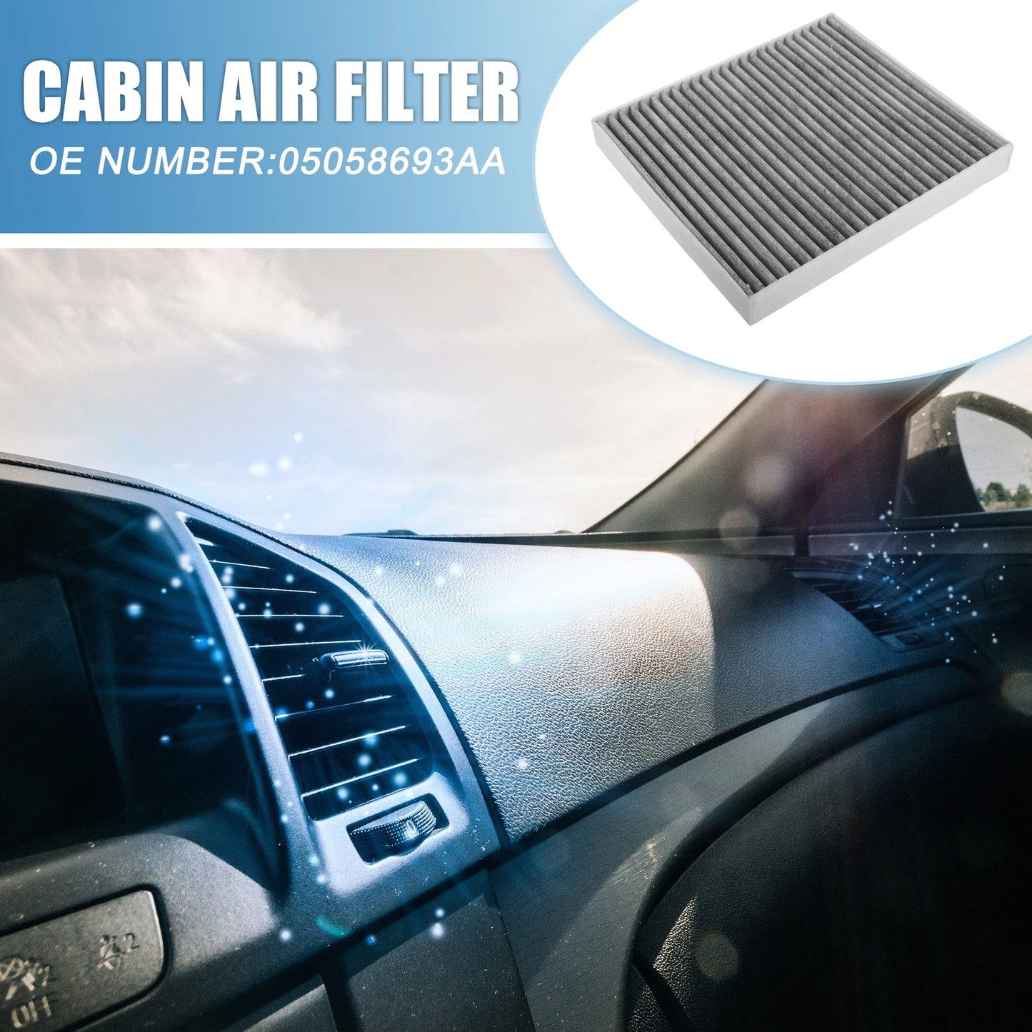 Cabin Air Filter No. 05058693AA for Chrysler 200 (2011–2014)