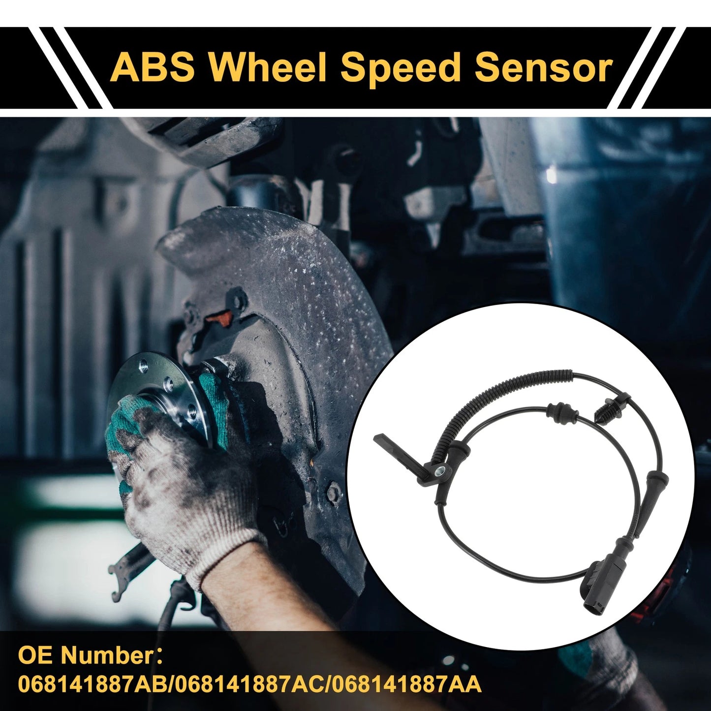 ABS Wheel Speed Sensor No. 068141887AB for Jeep Cherokee (2015)