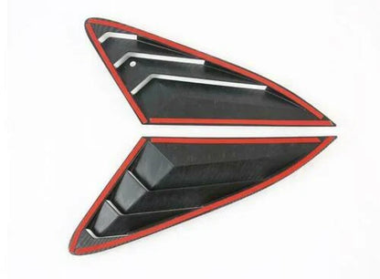 2x Carbon Fiber Side Vent Scoop Louver Trim for KIA K5 Optima (2021–2022)