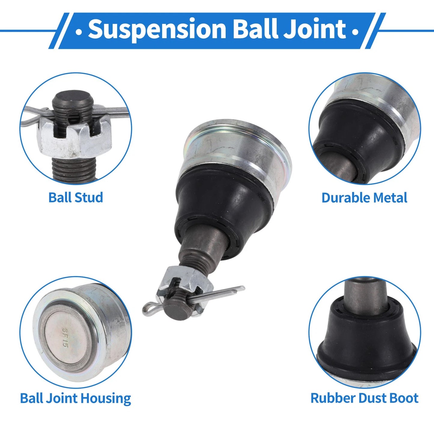 2X Front Lower Ball Joints for Honda Element (2003–2011) No.K500004