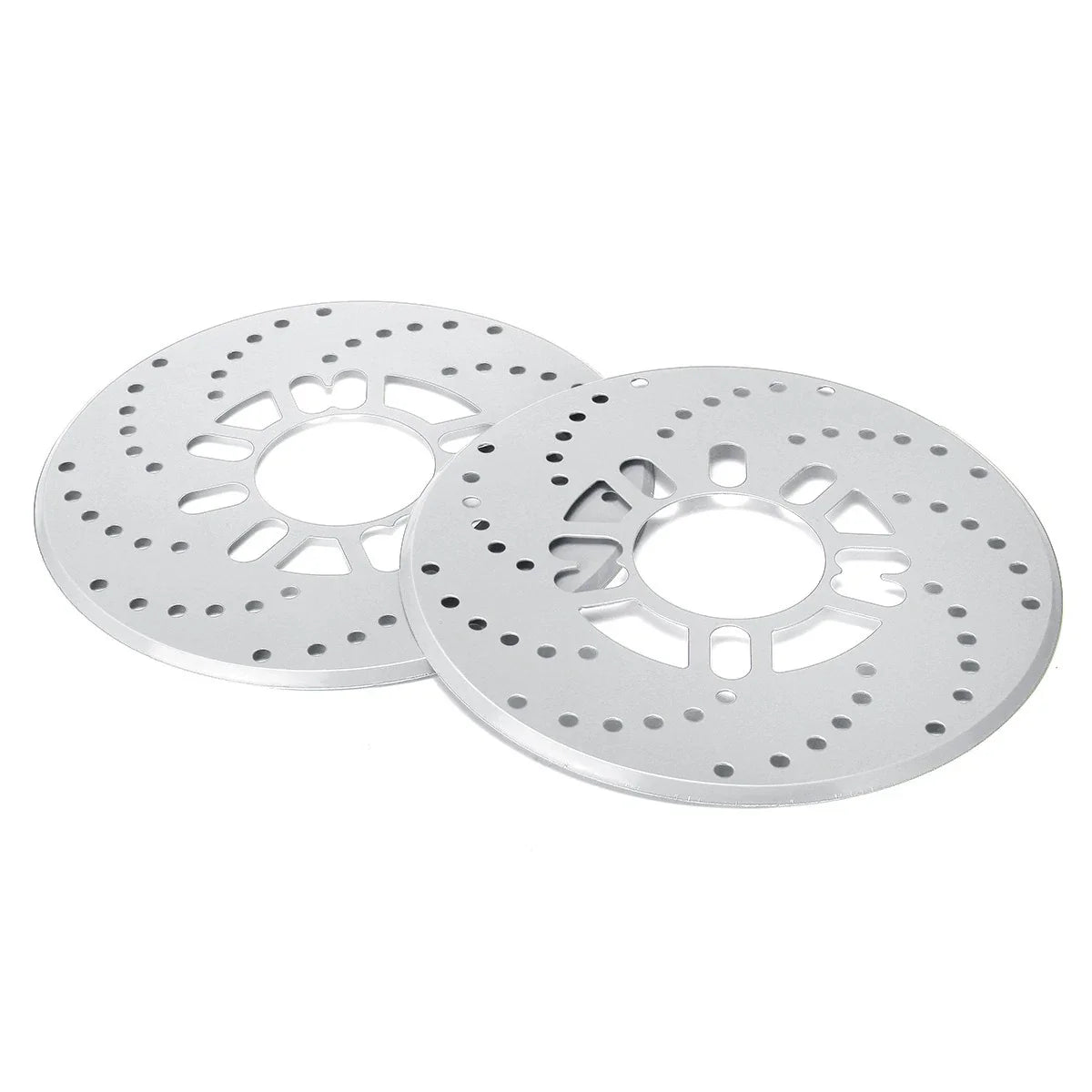 2X Cross Drilled Aluminum Brake Disc Cover for Car Wheel Decor 2.95"