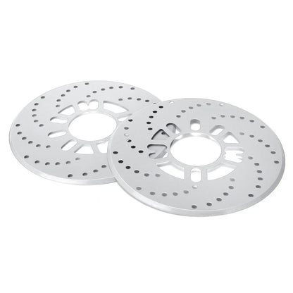 2X Cross Drilled Aluminum Brake Disc Cover for Car Wheel Decor 2.95"