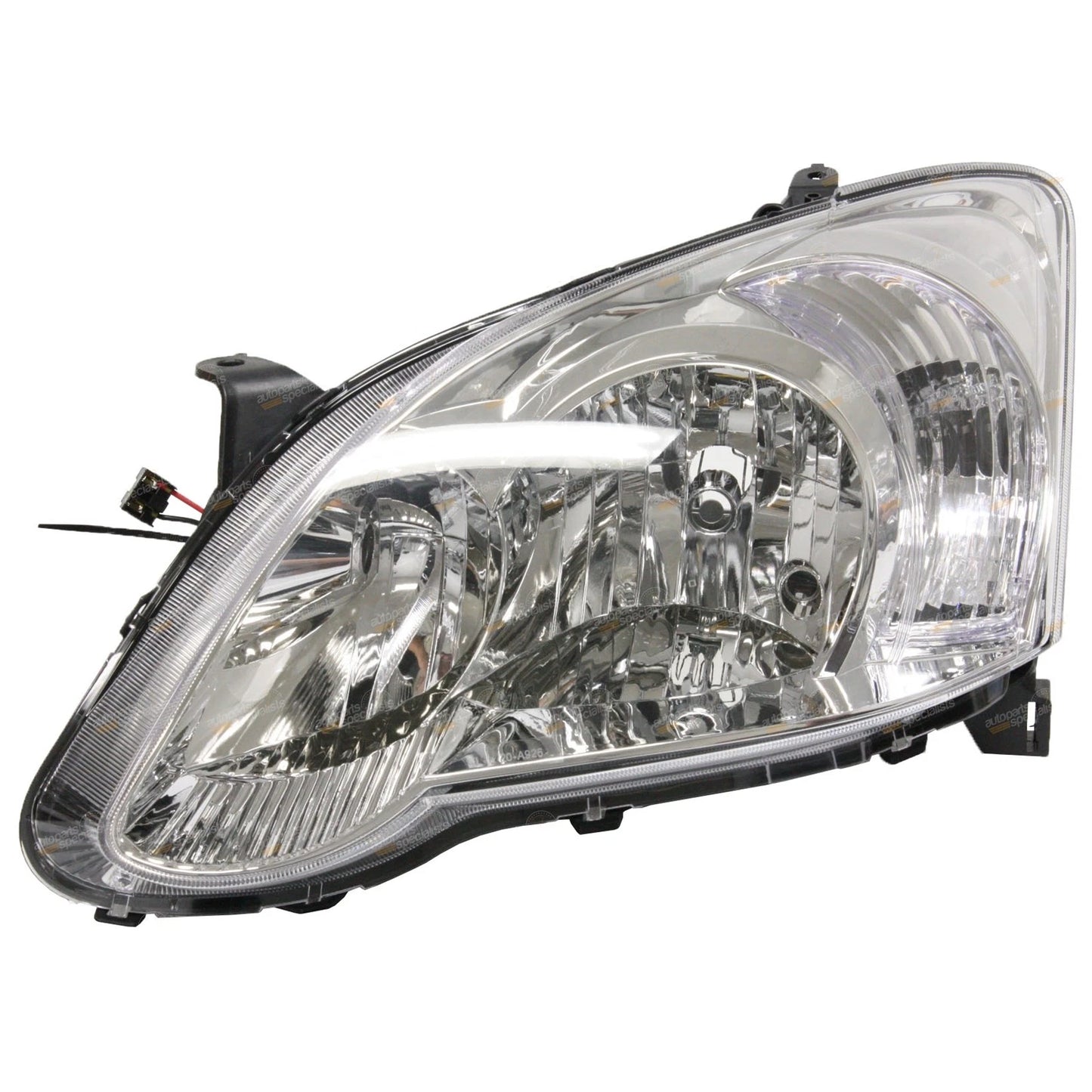 Set of 2 Chrome Headlights for Toyota Corolla (2004–2007)