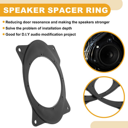 2X Speaker Spacer Ring Tweeter Adapter for Toyota Corolla (2007–2018)
