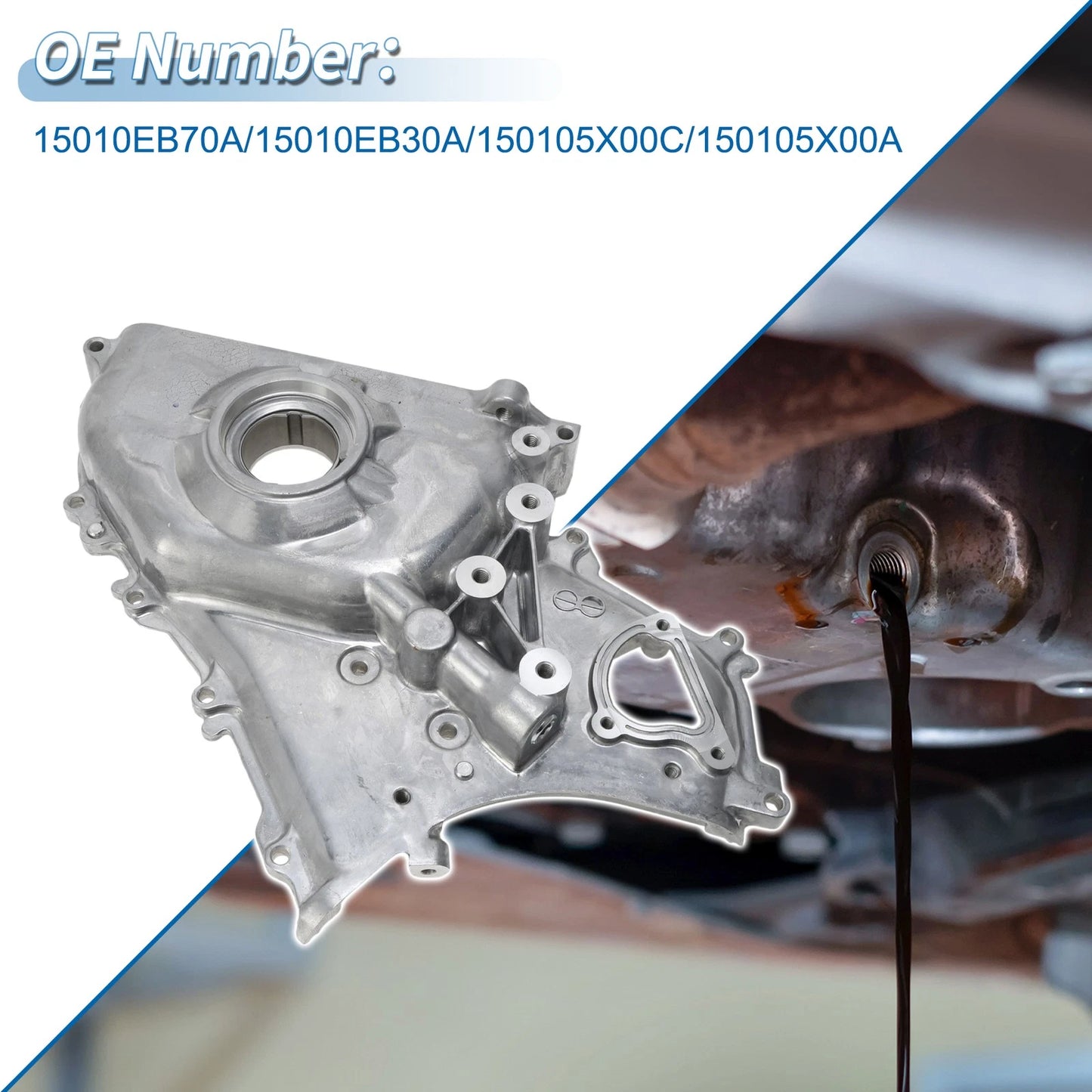 Engine Oil Pump for Nissan Cabstar (2006–2013) - 15010EB70A, 15010EB30A, 150105X00C