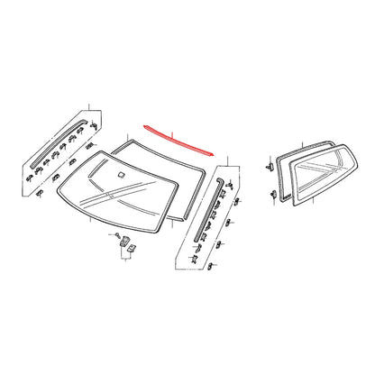 Front Windshield Molding for Honda Civic (1992–1994)