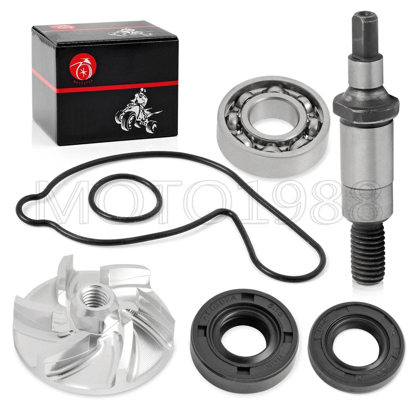 Water Pump Repair Kit Seal Shaft Gaskets for Yamaha YFZ450 (2004–2013)
