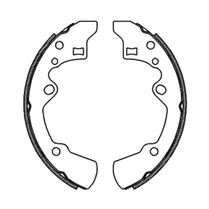 Brake Shoes Lining Set for Mazda MX6 (1987–1991)