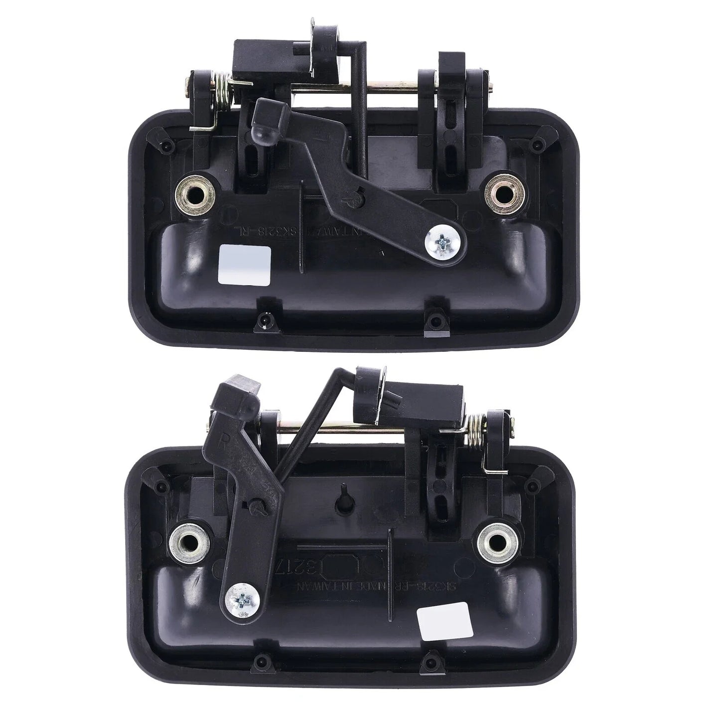 Door Handle Outer Black 4 x for Suzuki Swift (1989–1999)