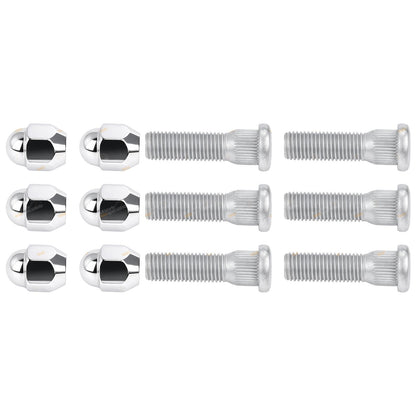 Set of 6 Wheel Studs & Nuts for Toyota Hilux (1997–2005)
