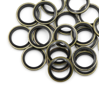 20pcs Engine Oil Crush Washers Gaskets 14mm ID for Car