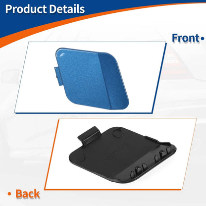 Tow Hook Cover Front Bumper for BMW Estoril Blue Metallic