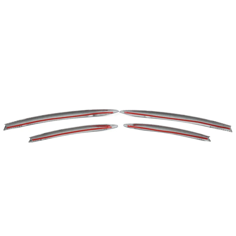 Carbon Look Fog Light Grille Trim for Benz CLA Class C118 X118 (2024-2025)