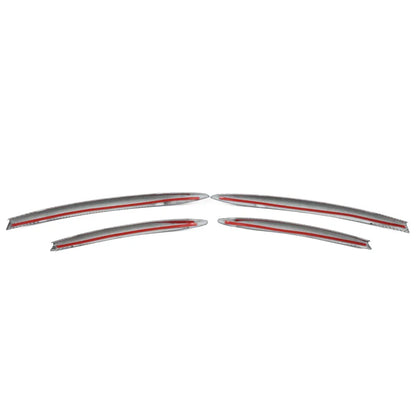 Carbon Look Fog Light Grille Trim for Benz CLA Class C118 X118 (2024-2025)