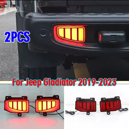 2 x Rear Bumper decoration lamp led brake light for Jeep Gladiator (2019–2023)