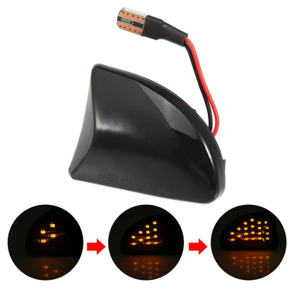 1 Pair Side Marker Lights Turn Signal Assembly 4519067700C40A for Smart Fortwo (2008–2015)