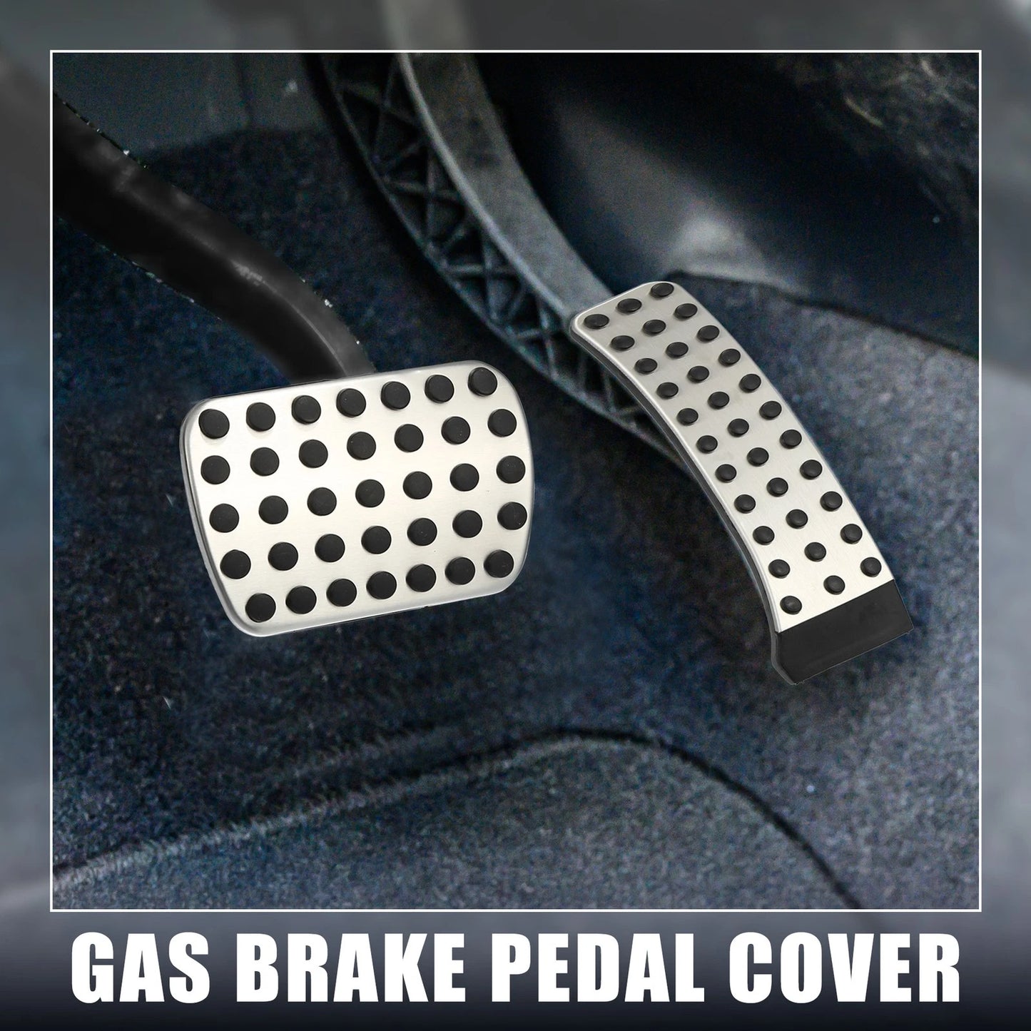 Set of 4 Accelerator and Brake Pedal Covers for Mercedes-Benz W203 W204