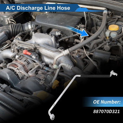 A/C Refrigerant Liquid Hose for Toyota Vios (2016–2020) No. 887070D321