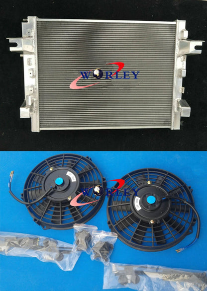 4 Rows Aluminum Radiator & Fans for Dodge Ram 6.7 Diesel (2013–2017)