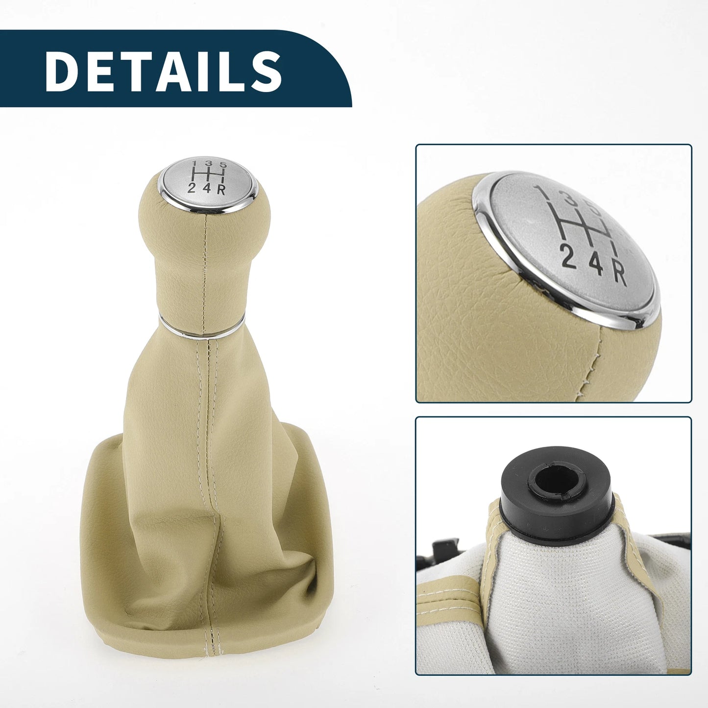 5 Speed Gear Shifter Knob with Cover No. 4B0863279A for Audi A6 (1997–2004)