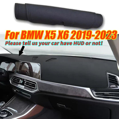 Leather Dash Cover Pad for BMW X5 X6 (2019–2023)