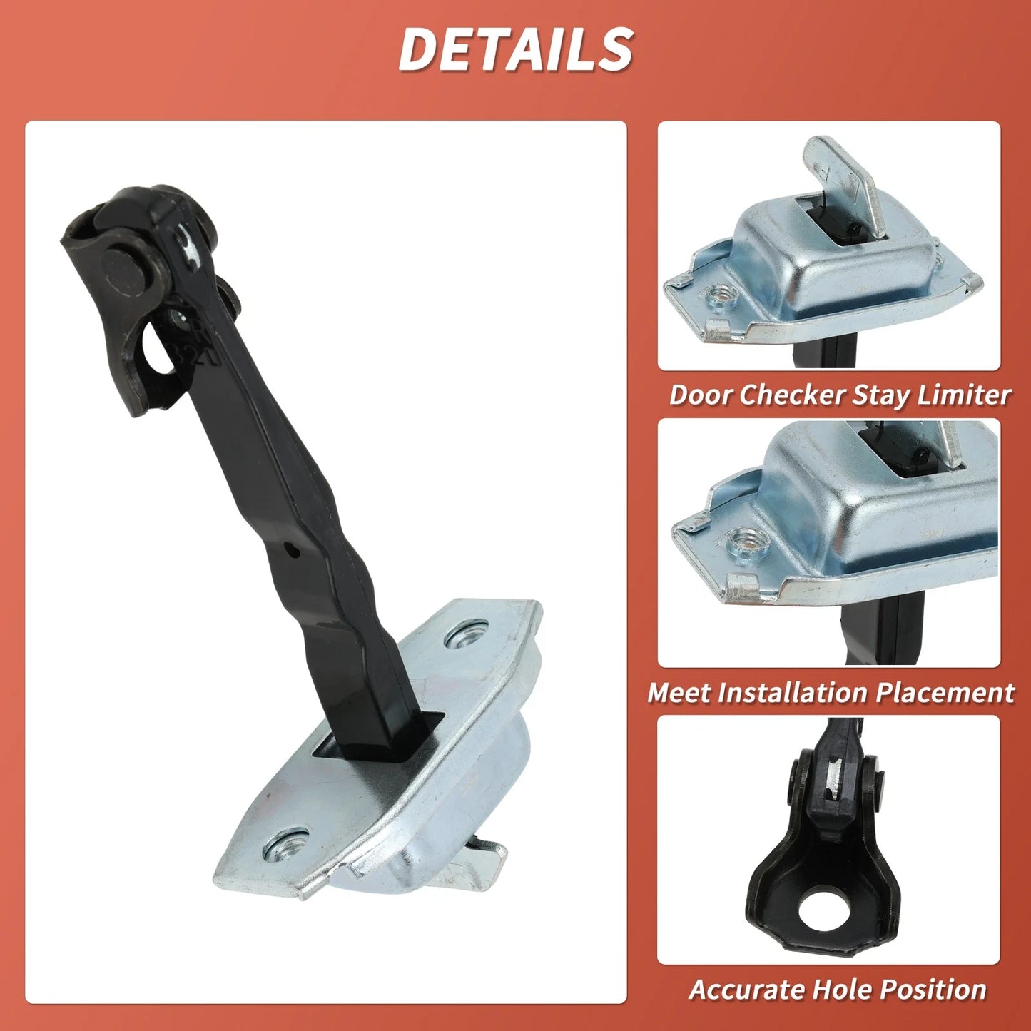 Front Door Check Strap for Toyota Corolla Sedan (2014–2019) No.6861002250