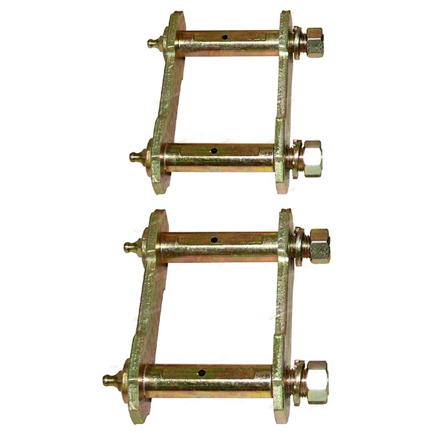 2 Rear Greasable Leaf Spring Shackles for Hilux 4x4 (1979–1997)