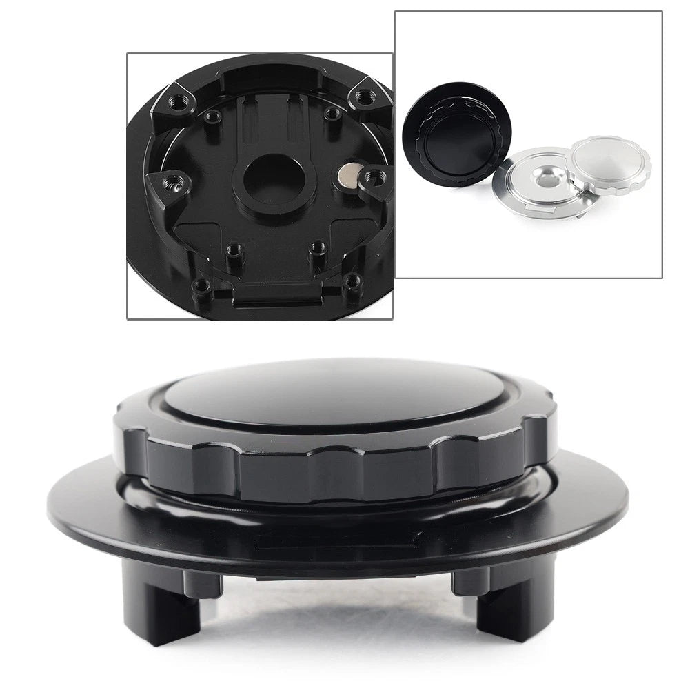 Black Fuel Gas Tank Cover Cap for BMW R Nine T (2014–2023)