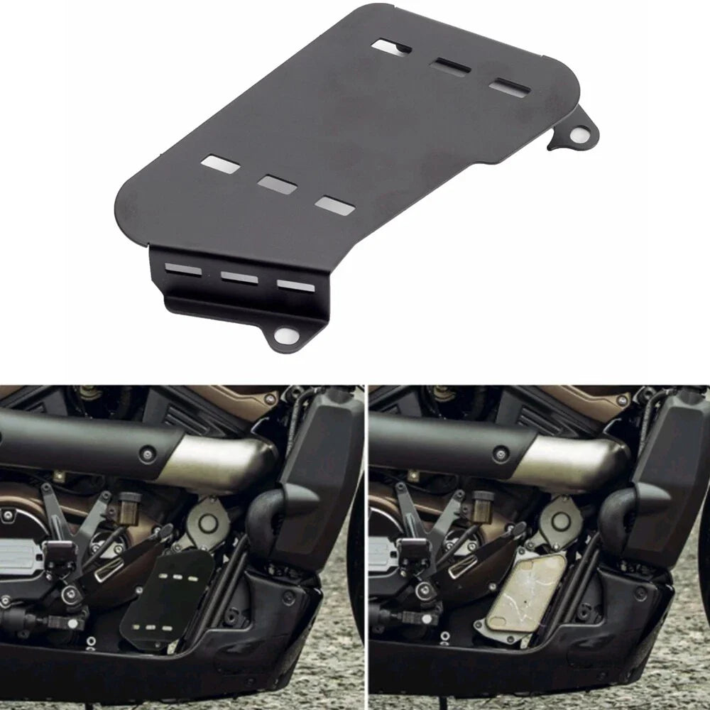 Vented Radiator Oil Cooler Guard for Harley Sportster S & Nightster (2021-2023)