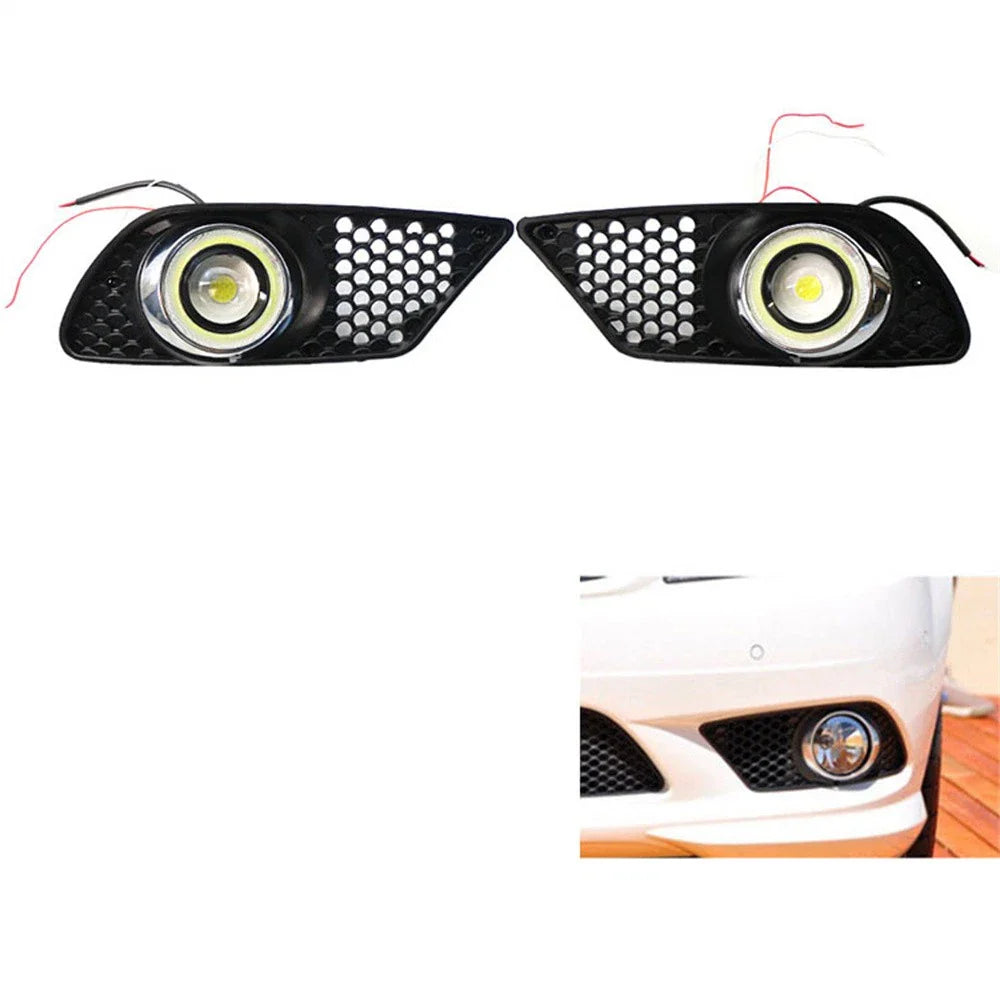 LED Fog Lights w/ Cover for Benz C230 C300 C350 (2008-2015)