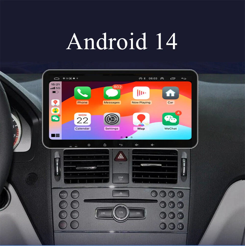 10.33'' Carplay Stereo Radio for Benz C Class W204 S204 (2007-2011)