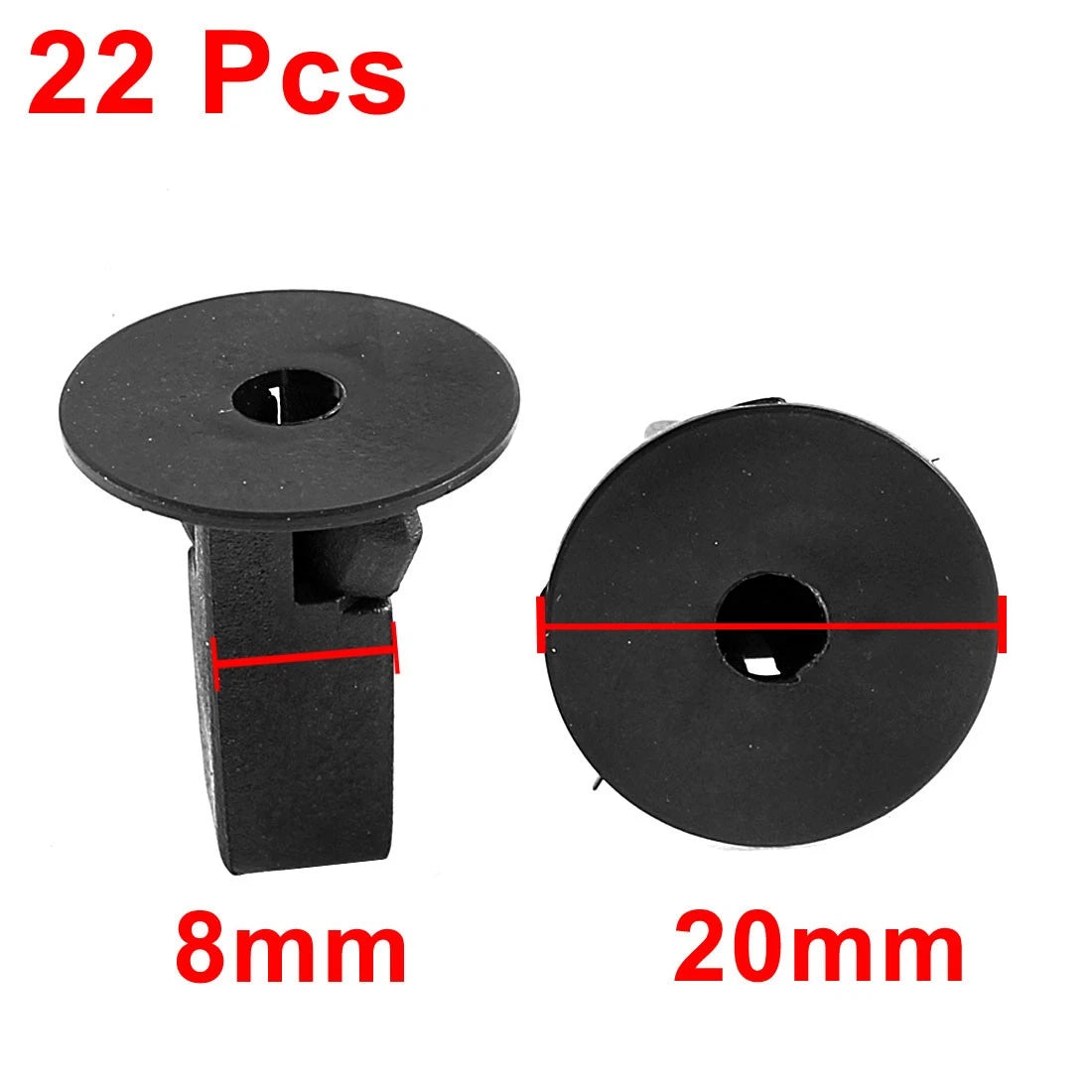 22 Pcs Splash Guard Fastener Rivets Clips for Toyota