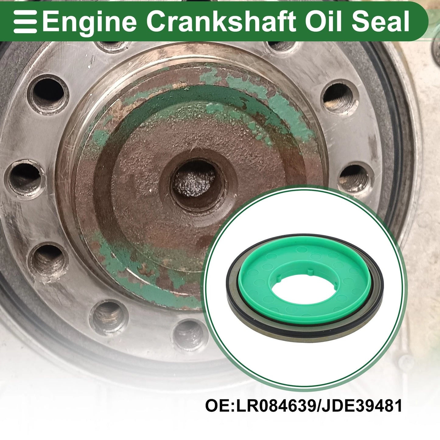 1 Pc Rear Crankshaft Oil Seal for Land Rover Discovery (No.LR084639/JDE39481)