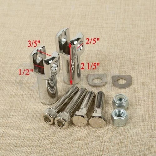 Pegstreamliner Passenger Foot Pegs Support Mount for Harley Softail (2000-2006)