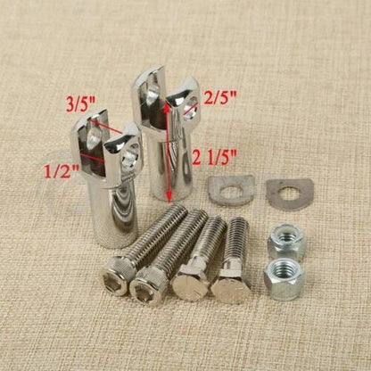 Pegstreamliner Passenger Foot Pegs Support Mount for Harley Softail (2000-2006)