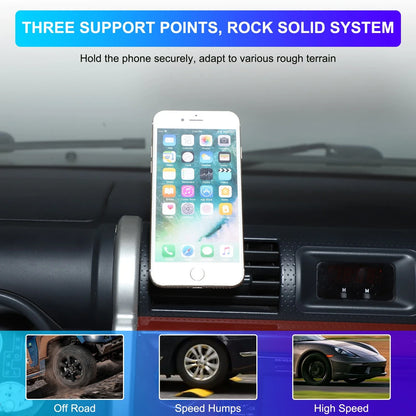 Dashboard Center Console Phone Holder Mount Stand for Toyota FJ Cruiser (2007–2017)