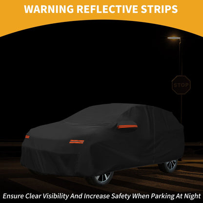 Waterproof All Weather Car Cover for Hyundai Kona (2018–2023) 190T-PU Zipper